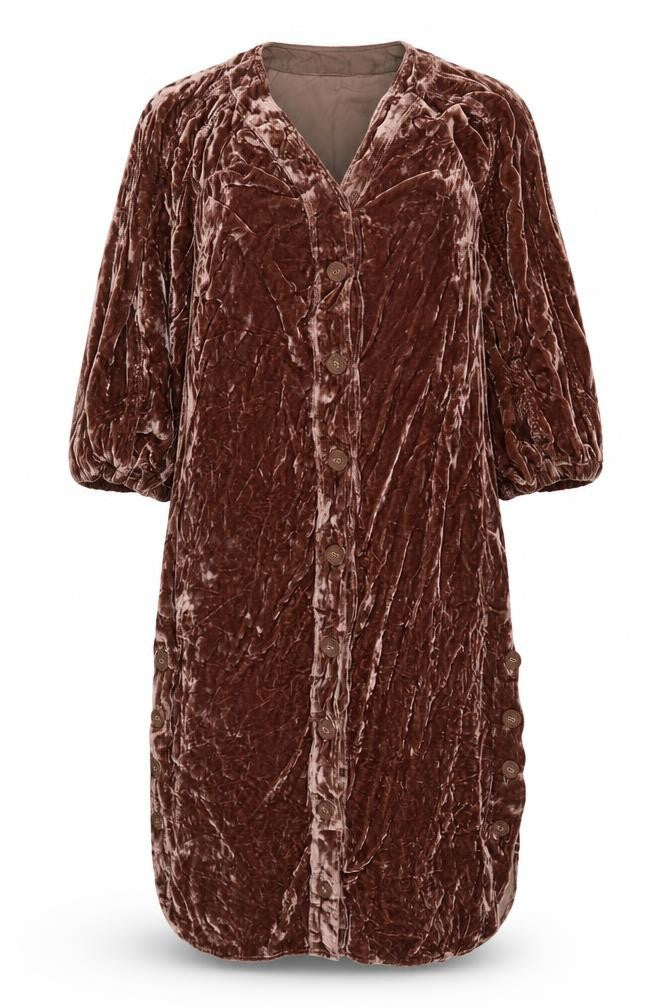 Miraka Womens Brown   Shirt Dress  Size XS