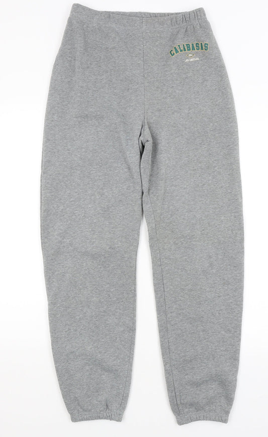 Boohoo Womens Grey   Jegging Trousers Size 8 L27 in