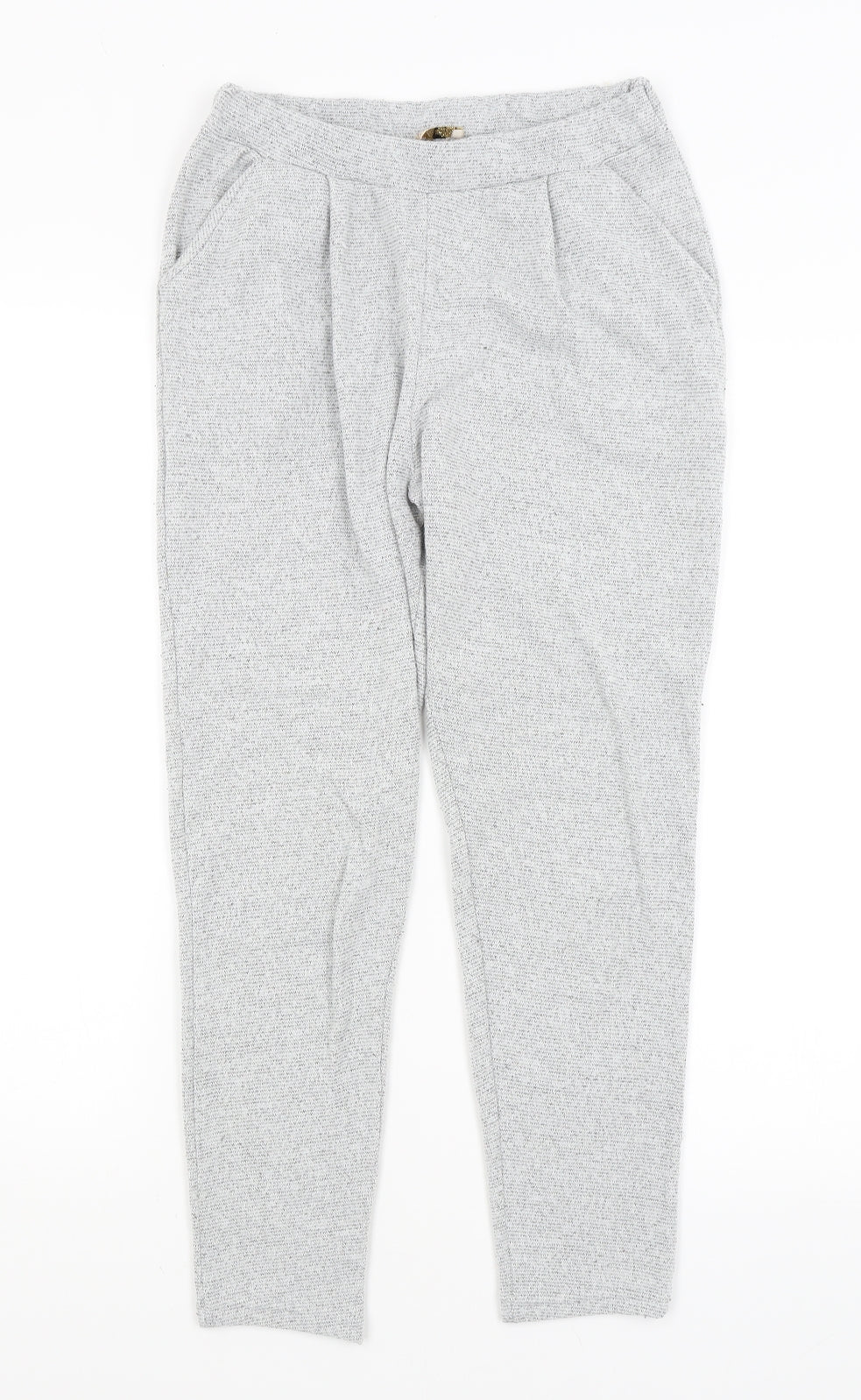 Silk Womens Grey   Cropped Trousers Size S L23 in