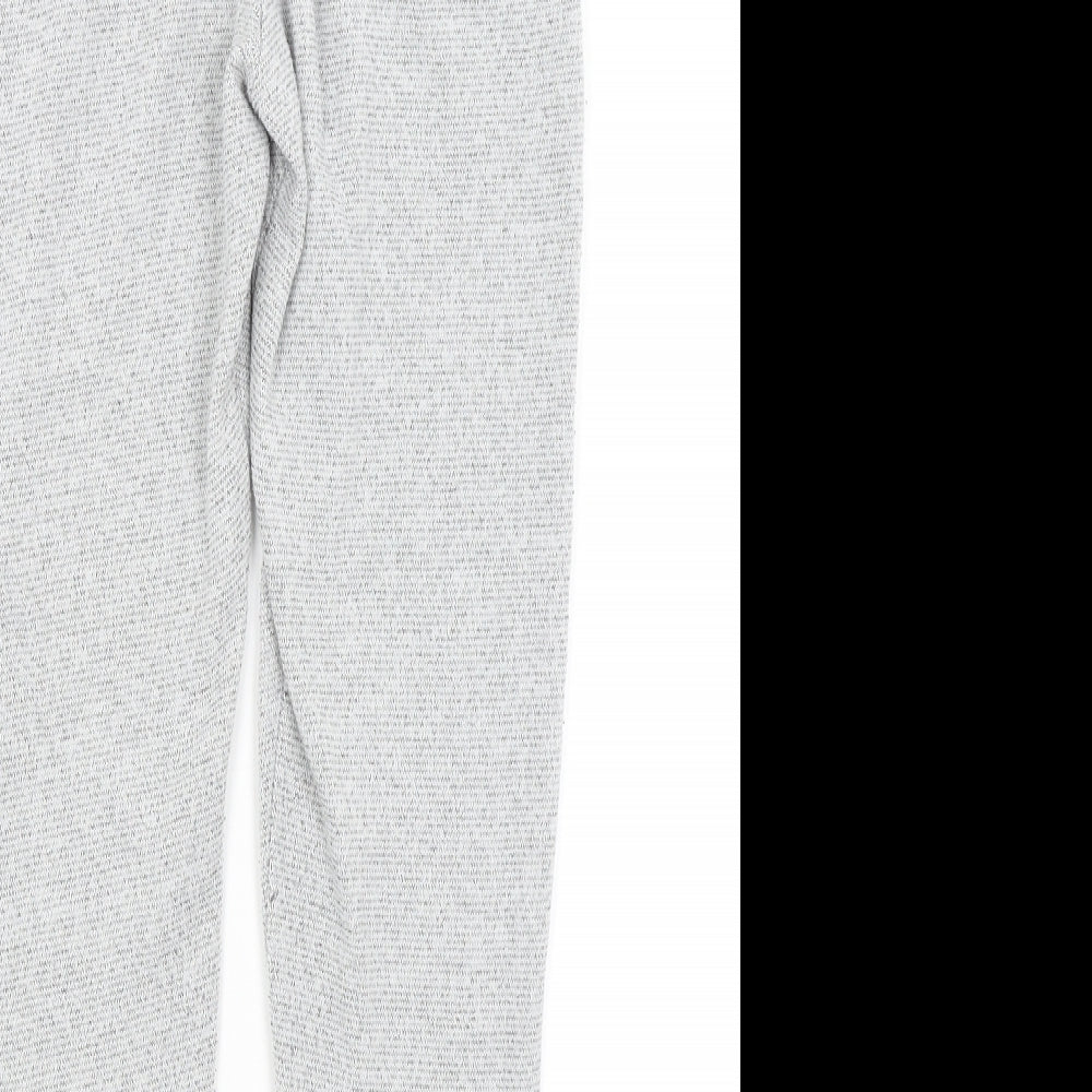 Silk Womens Grey   Cropped Trousers Size S L23 in