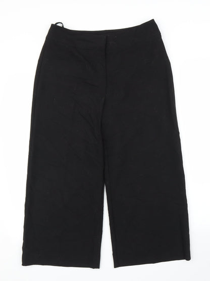 Debenhams Womens Black   Capri Trousers Size 10 L22 in