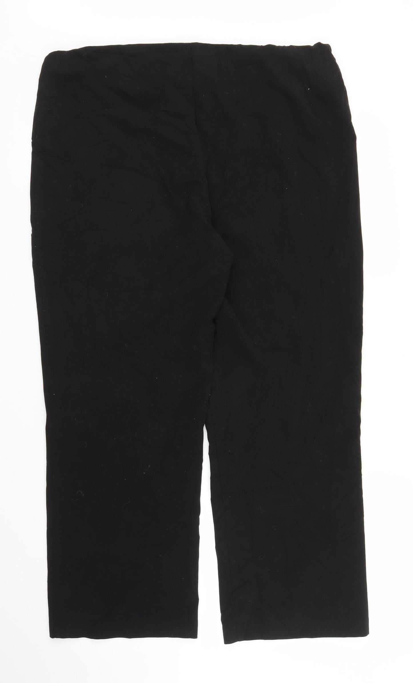 Auton Womens Black   Trousers  Size 16 L25 in
