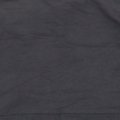 Brand and care label for Tu boys’ grey basic t-shirt, size 6-9, months