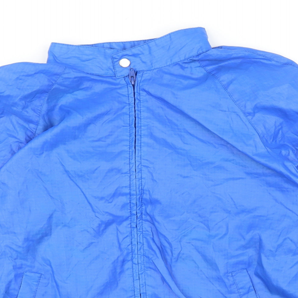 prew Womens Blue   Rain Coat Coat Size 10