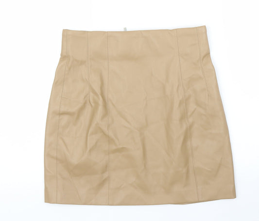 prew Womens Beige   A-Line Skirt Size S