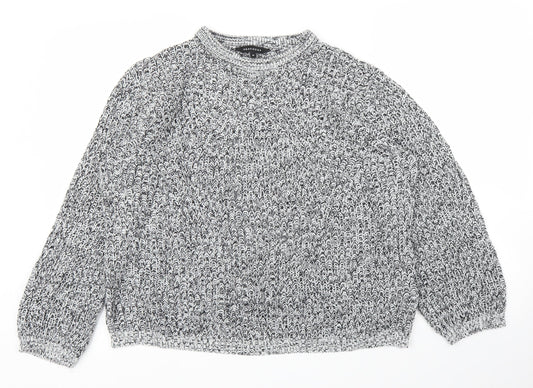 Peacocks Womens Grey   Pullover Jumper Size M
