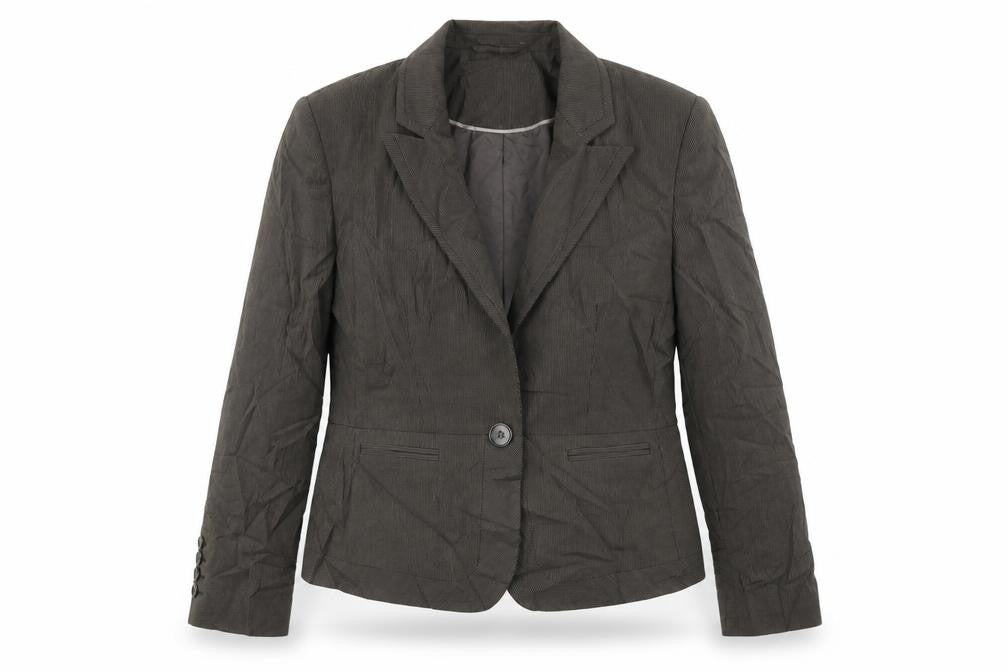 Next  Womens Grey Striped  Jacket Blazer Size 14