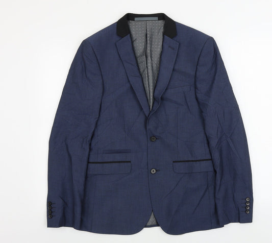 Burton  Mens Blue   Jacket Blazer Size 36