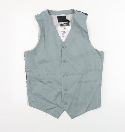 Additional front view of ASOS men’s grey jacket blazer, size 40