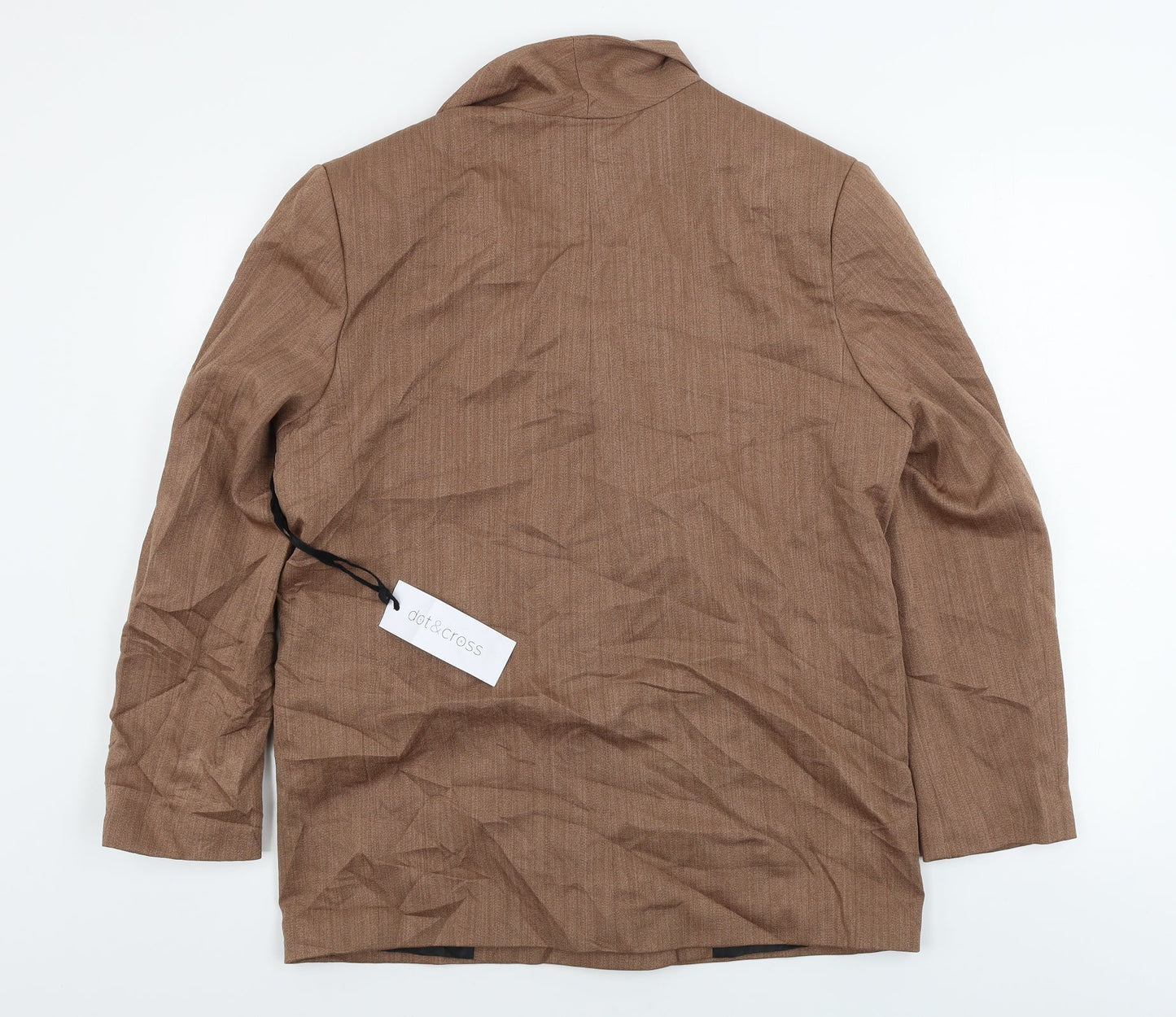 dot&cross Womens Brown   Jacket Blazer Size 40