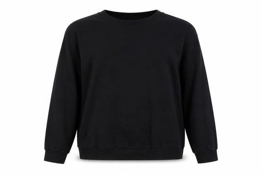 Front view of ASOS women’s black jumper, size UK 10