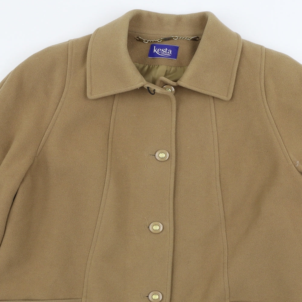 Kesta  Womens Brown   Jacket Coat Size 14