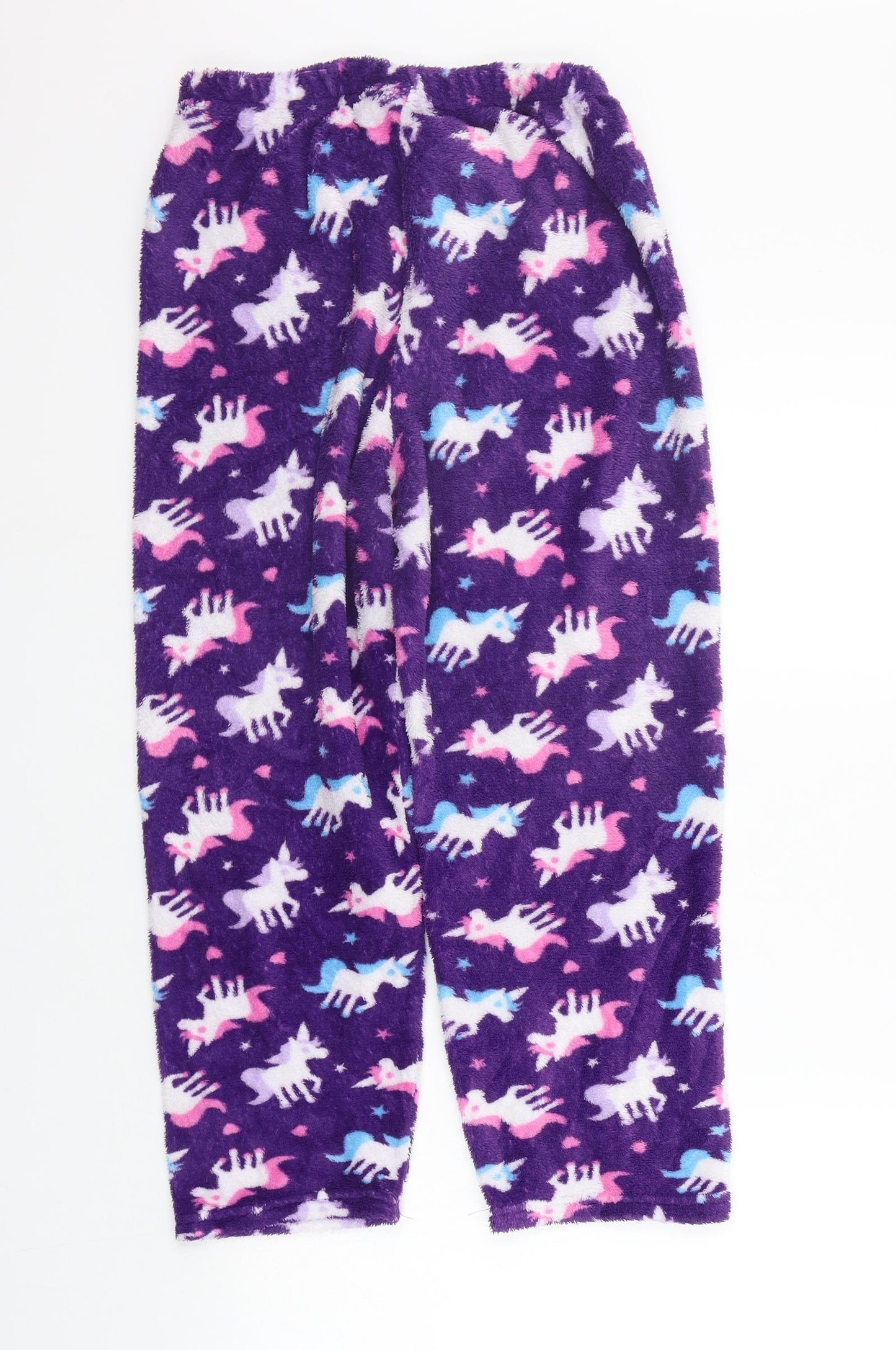selena girl Girls Purple Geometric  Top Pyjama Pants Size 11-12 Years  - Elasticated Waist