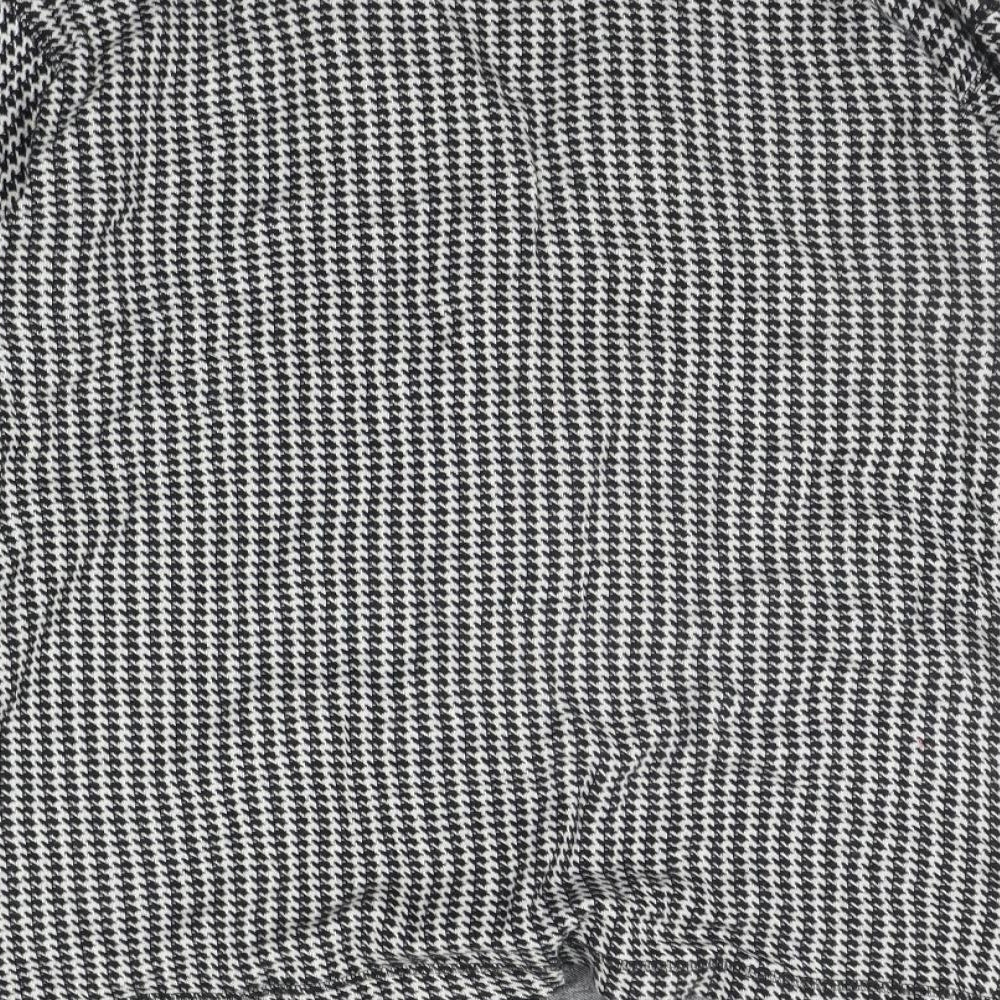 BHS Womens Grey Geometric  Cardigan Jumper Size 10