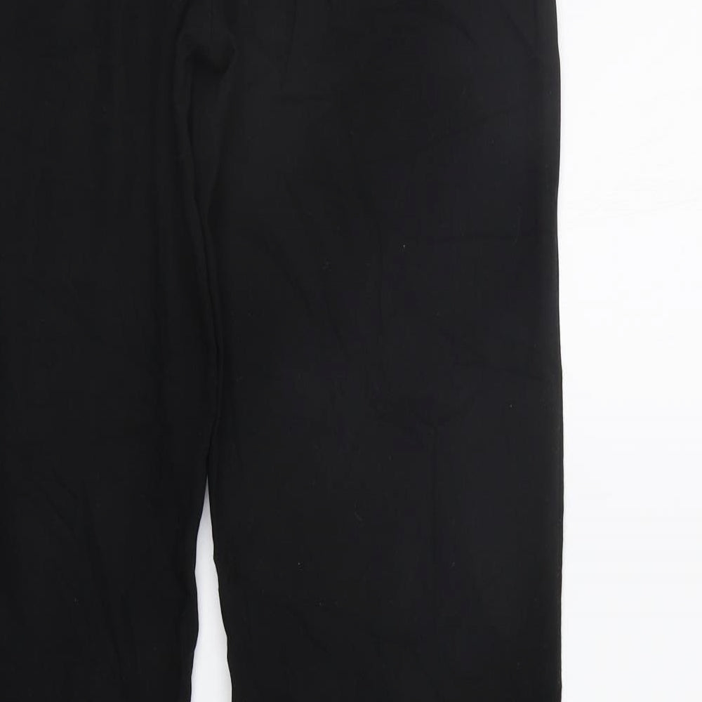 Marks and Spencer Womens Black   Sweatpants Trousers Size 8 L30 in