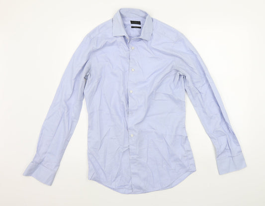 NEXT Mens Blue    Button-Up Size 15