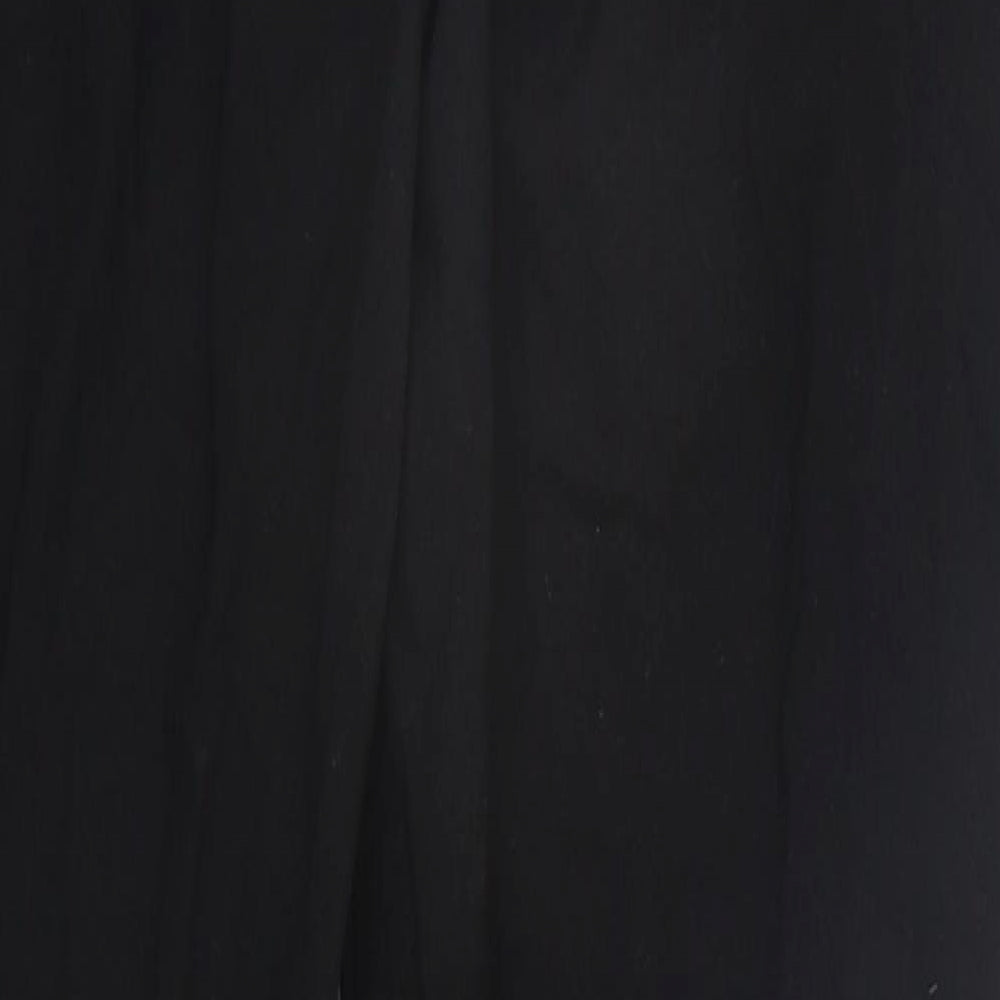 H&M Womens Black   Trousers  Size 8 L28 in