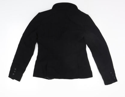 Back view of Atmosphere women’s black jacket coat, size UK 12