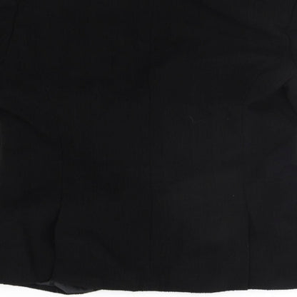 Brand and care label for Atmosphere women’s black jacket coat, size UK 12