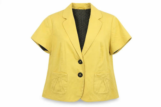 Marks & Spencer Womens Yellow   Jacket Blazer Size 12