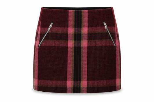 Gap Womens Pink Check  A-Line Skirt Size 8