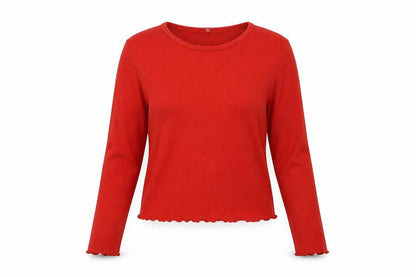 George Womens Red   Pullover Sweatshirt Size 8  - cropped