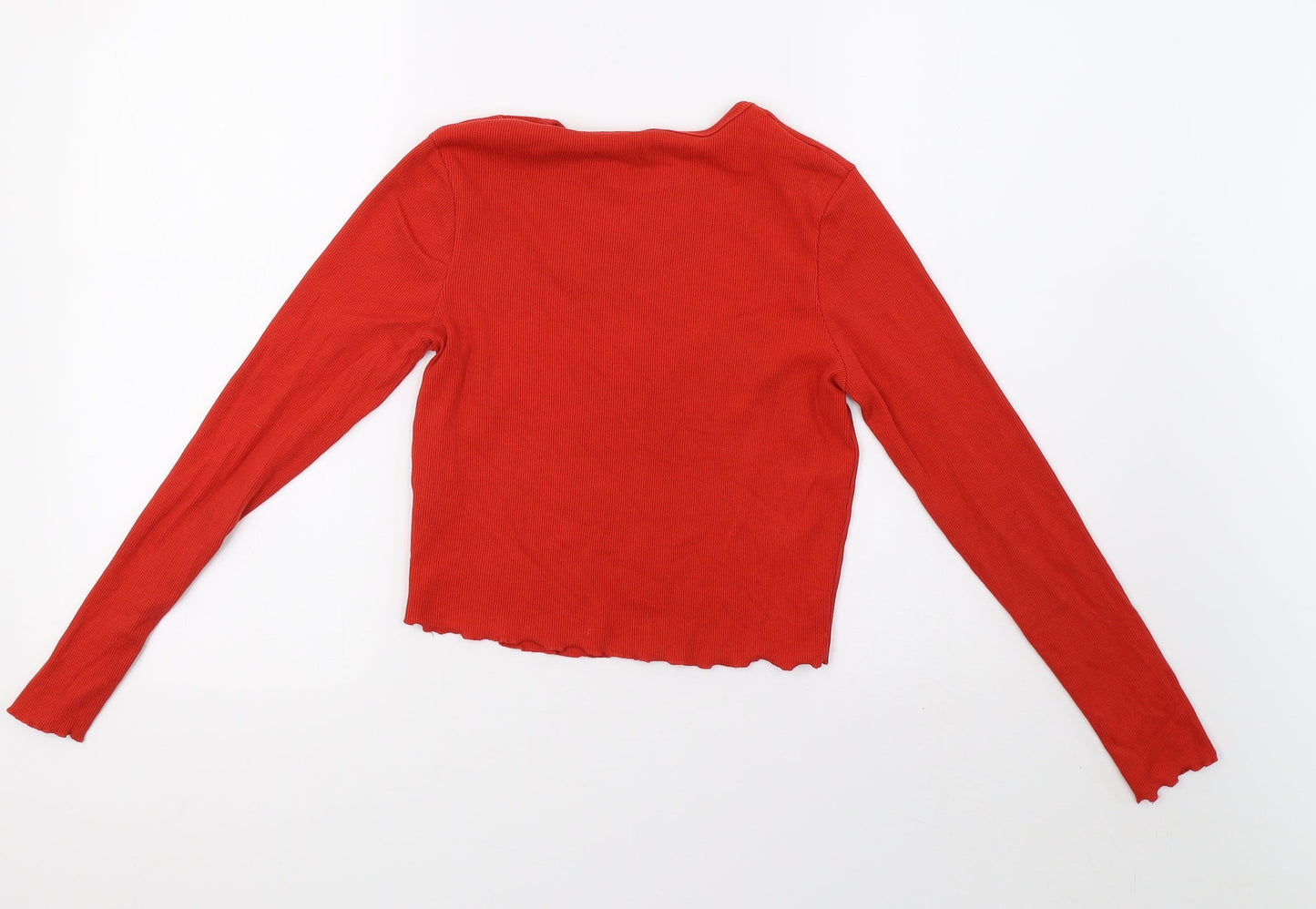 George Womens Red   Pullover Sweatshirt Size 8  - cropped