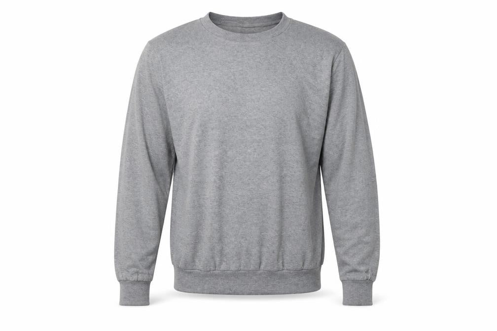 incerun Mens Grey   Pullover Sweatshirt Size S