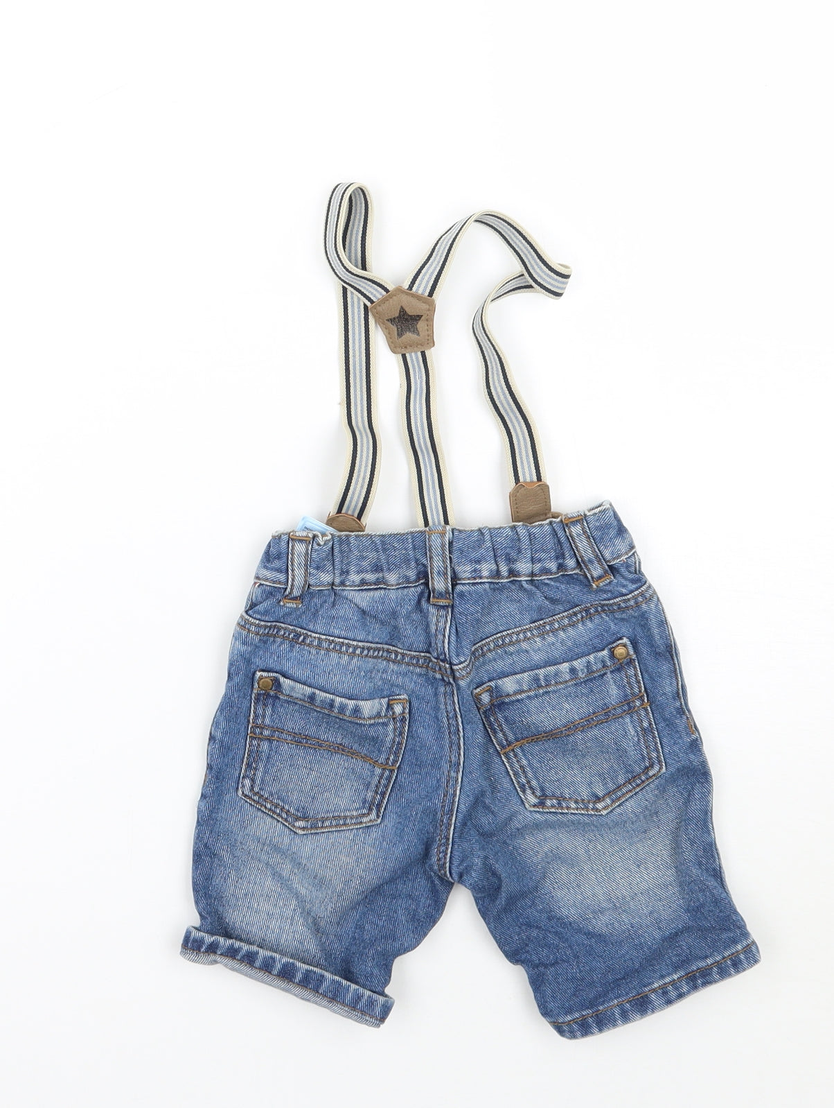H&M Boys Blue   Capri Jeans Size 6-9 Months