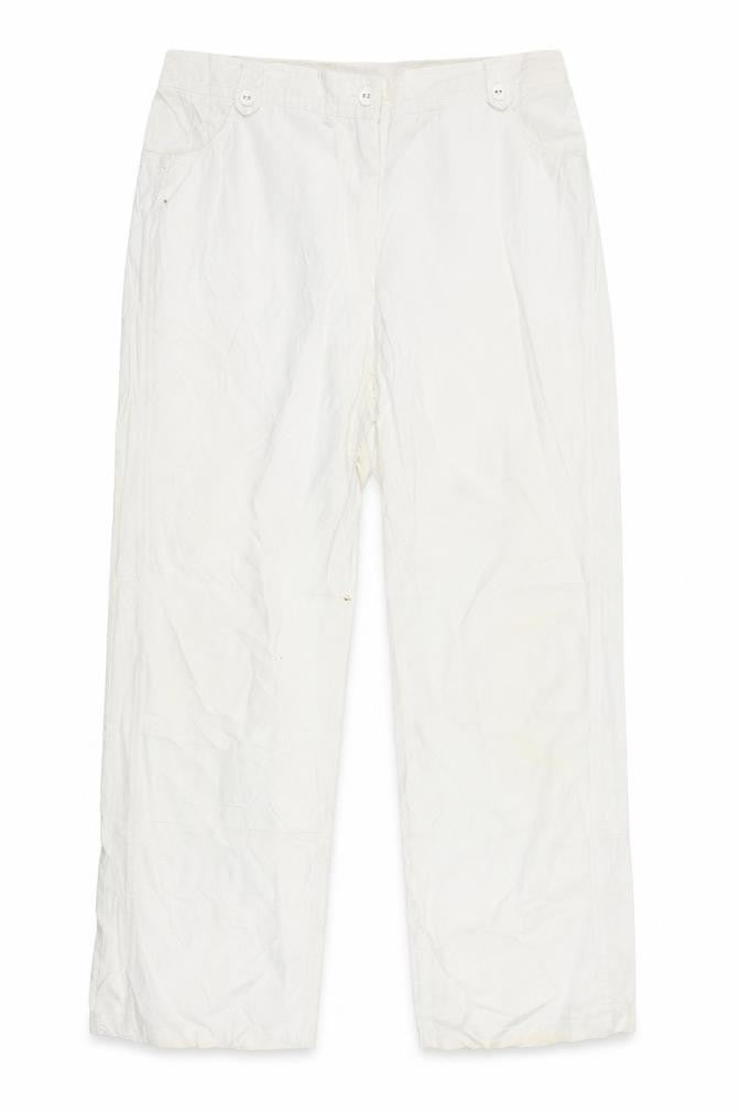Canda Womens White   Trousers  Size 18 L30 in