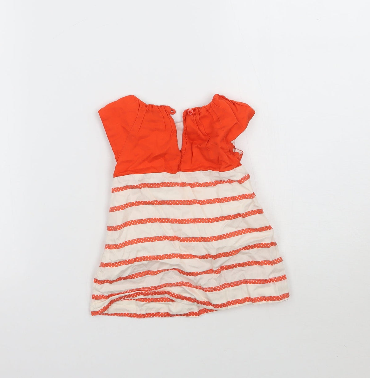 Gap Girls Orange Striped  A-Line  Size 3-6 Months