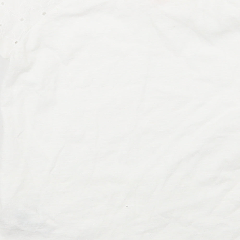 F&F Girls White   Basic T-Shirt Size 6 Years