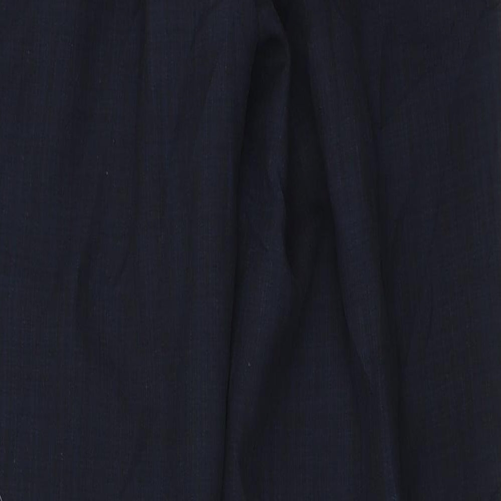 Marks and Spencer Womens Blue   Trousers  Size 8 L26.5 in