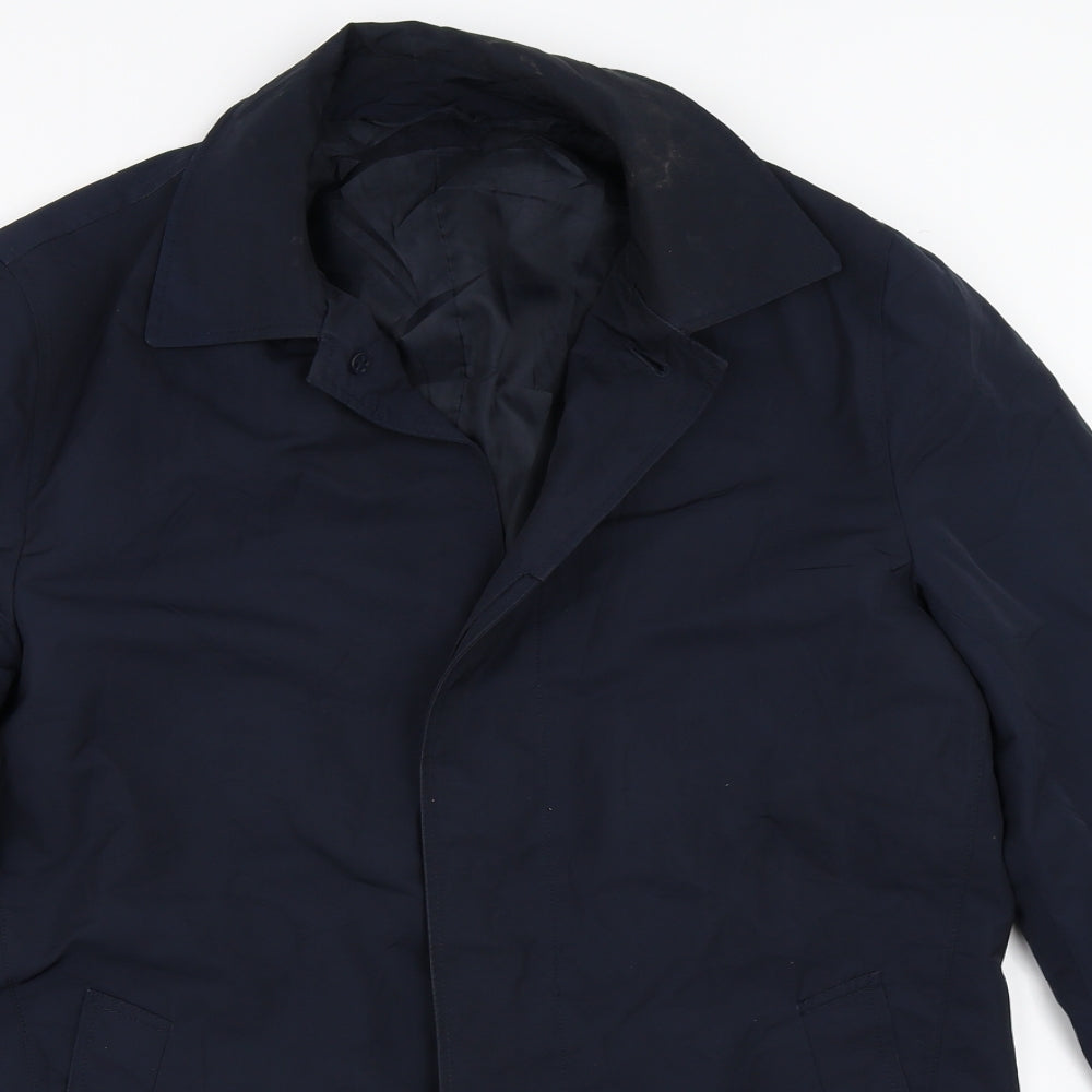 Marks and Spencer Womens Blue   Overcoat Coat Size S