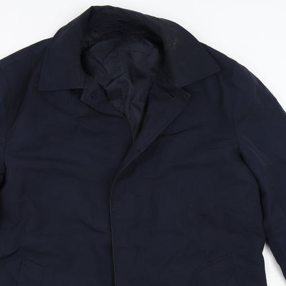 Marks & Spencer Womens Blue   Overcoat Coat Size S