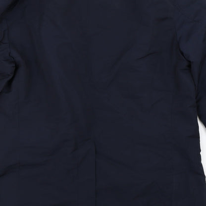 Marks & Spencer Womens Blue   Overcoat Coat Size S