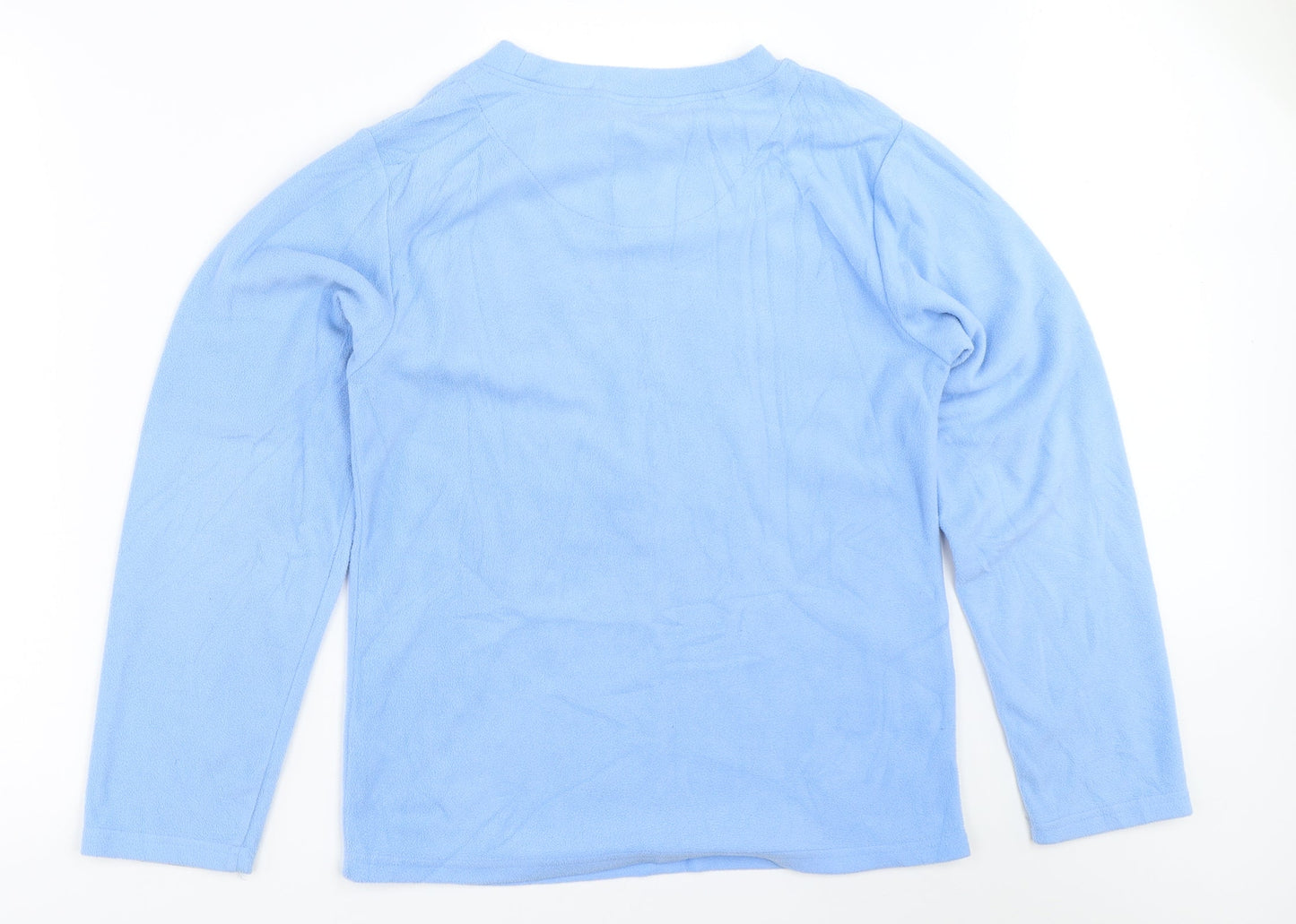 Forever Dreaming Womens Blue Solid  Top Pyjama Top Size S