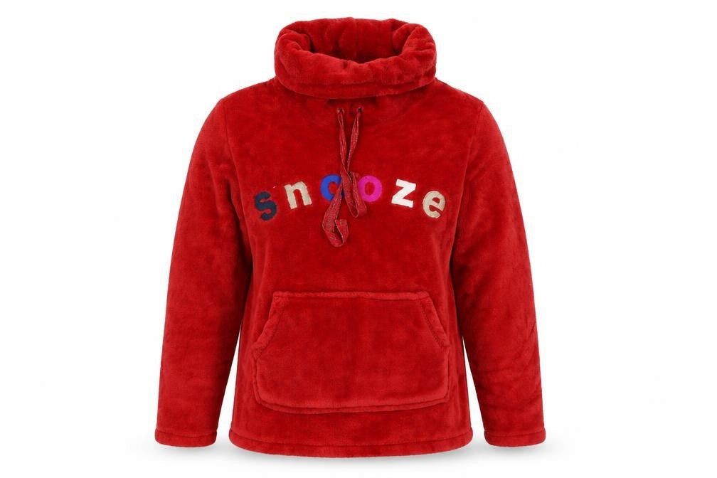 TU Womens Red   Pullover Sweatshirt Size S
