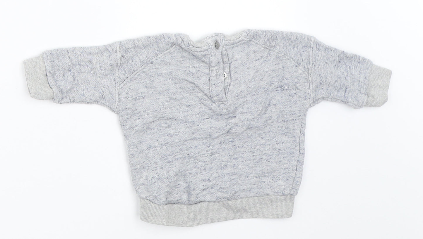 NEXT Boys Grey   Pullover Jumper Size 0-3 Months
