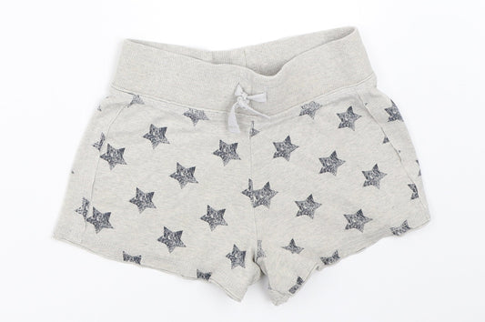 NEXT Girls Grey   Sweat Shorts Size 9 Years