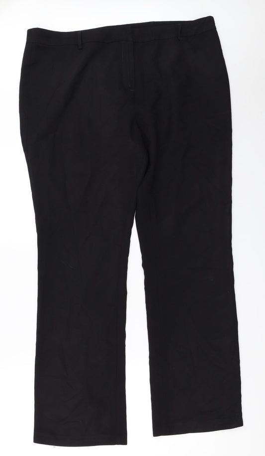 Preworn Womens Black   Trousers  Size 38 in L31 in