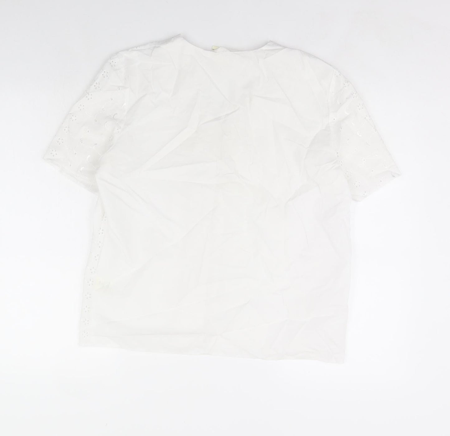 Style cut Womens White   Basic Button-Up Size 14