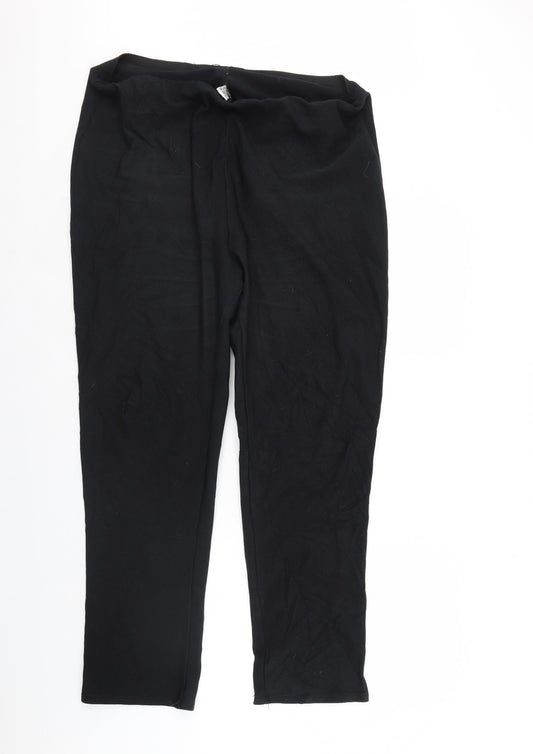 Preworn Womens Black   Dress Pants Trousers Size 20 L31 in
