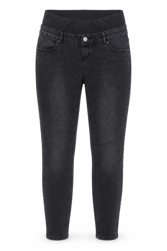 Pieces Womens Black  Denim Skinny Jeans Size 38 in L30 in