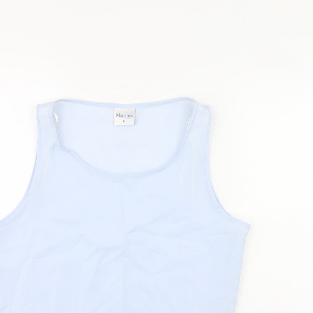 Mackays Womens Blue   Basic Tank Size 12