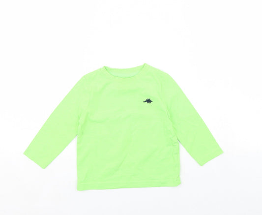 F&F Baby Green   Basic T-Shirt Size 18-24 Months