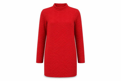 Front view of Jaqueline de Yong women’s red mini, size S