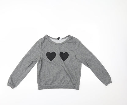 H&M Womens Grey   Basic Blouse Size M