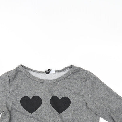 H&M Womens Grey   Basic Blouse Size M