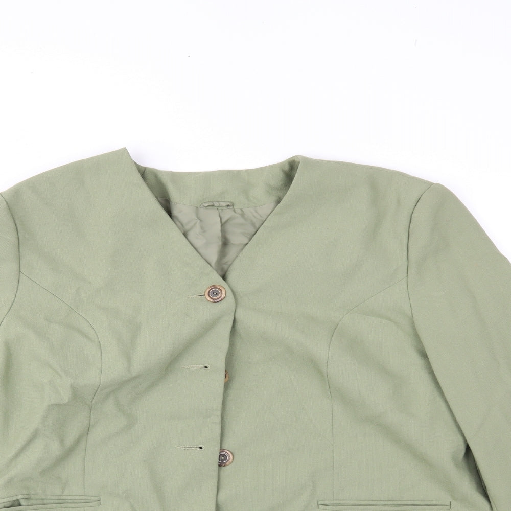 Bonmarché Womens Green   Jacket Blazer Size 20